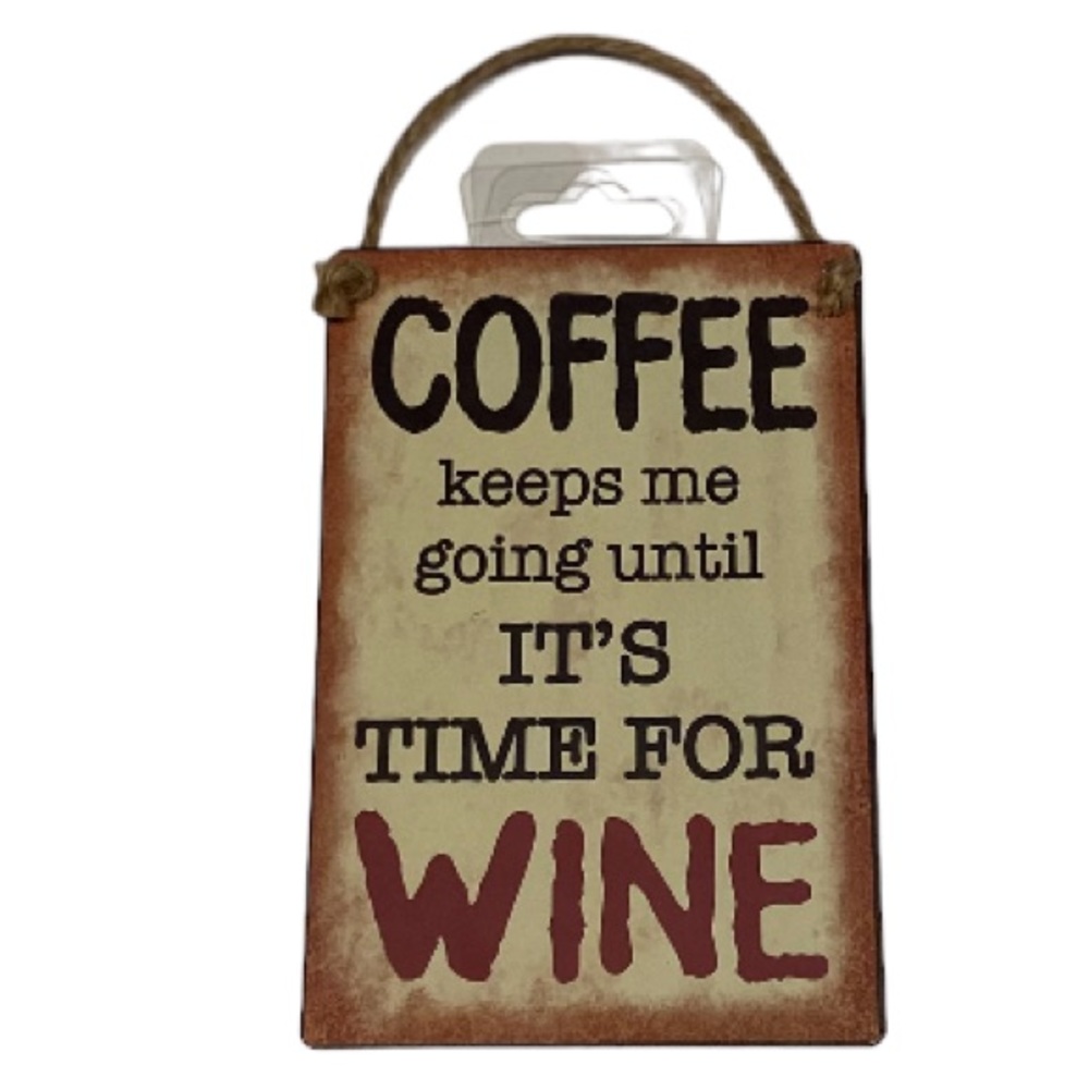 NEW GANZ Sign Coffee Bar Decor Funny Cute NEW